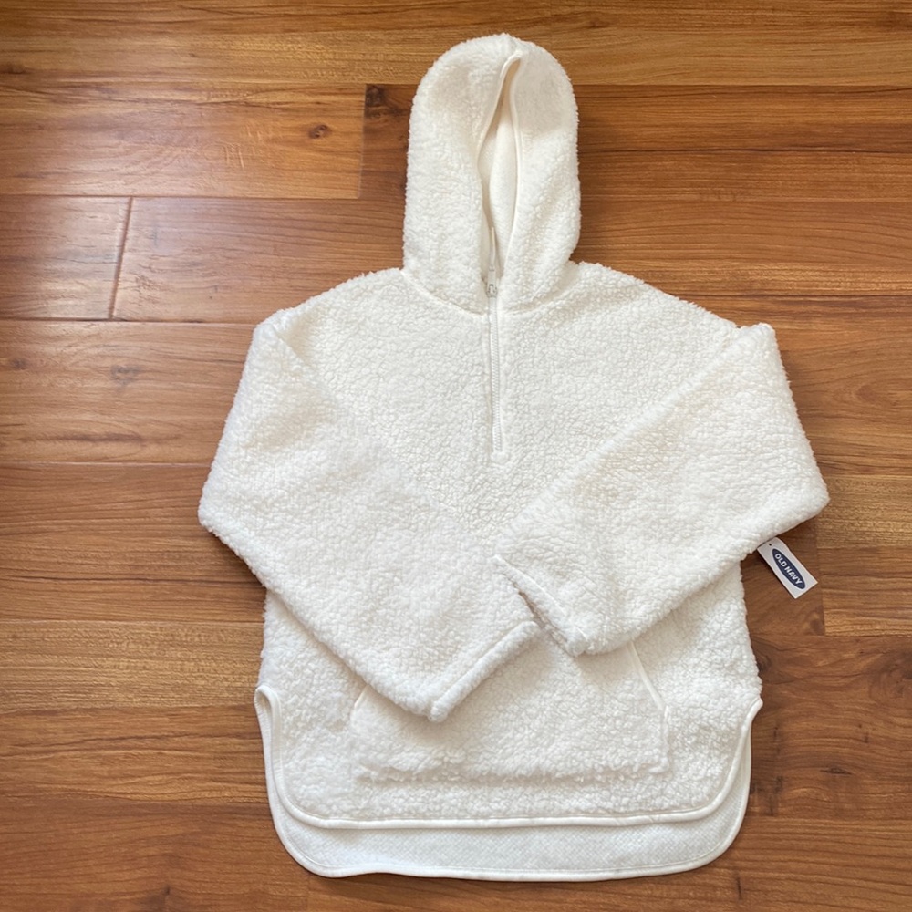 Old Navy girls sherpa thick hoodie